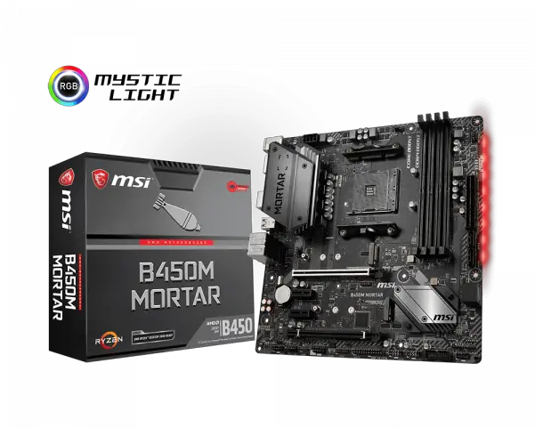 B450m Mortar Msi B450m Mortar Png Amd Png