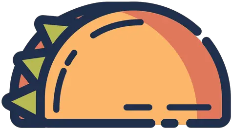 Taco Icon Horizontal Png Taco Transparent