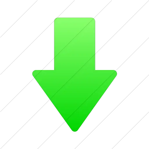 Iconsetc Simple Ios Neon Green Gradient Foundation 3 Arrow Down Arrow Image Green Png Neon Arrow Png