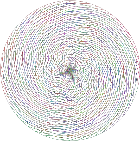 Vortex Line Art Prismatic No Background Free Svg Circle Png Line Background Png