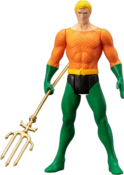 Dc Comics Aquaman Classic Costume Artfx Statue Dc Comics Classic Aquaman Png Aquaman Logo Png