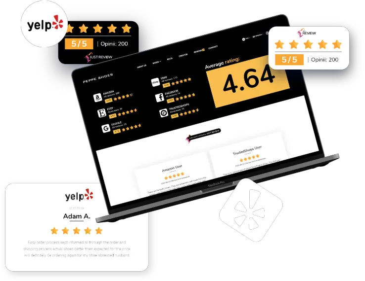 Embed Yelp Reviews Widget Horizontal Png Yelp Review Logo