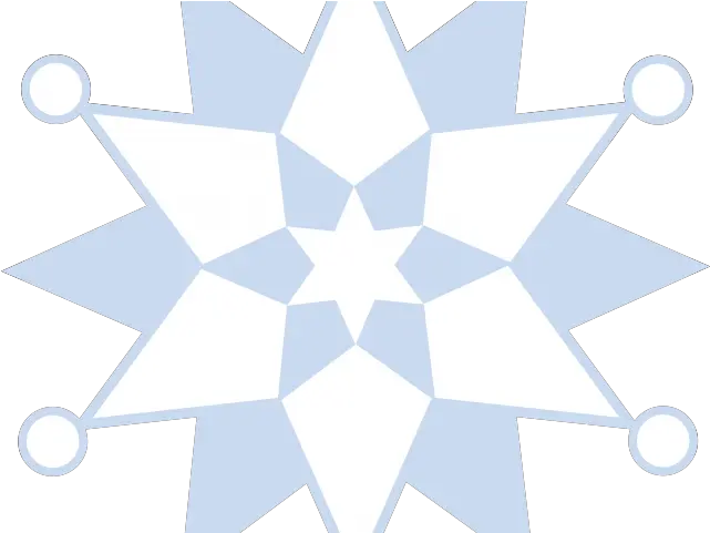 Snowflakes Clipart Solid Sticker Png Download Full Circle Snowflakes Clipart Png