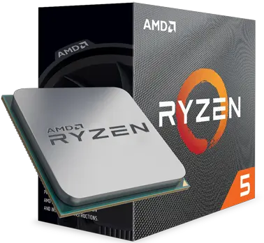 Amd Ryzen 5 3400g Vega Graphics Am4 Cpu With Wraith Spire Cooler Amd Ryzen 5 3600 Png Amd Logo Png