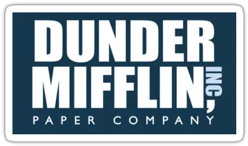 Dunder Mifflin Paper Company From The Png Logo