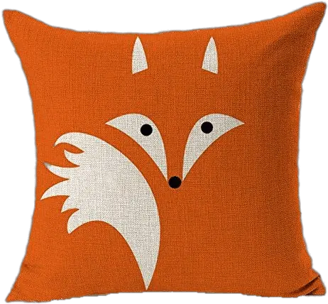 Pillow Fox Design Transparent Png Stickpng Pillow Png Fox Transparent Background