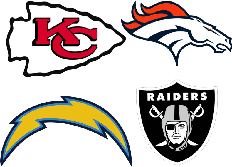 Nfl Quick Draft Breakdown Afc West Los Angeles Raiders Logo Png Raiders Png