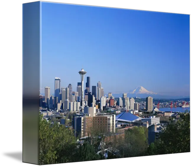 Washington Seattle Skyline With Space Seattle Png Seattle Skyline Png
