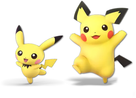Why Is Pichu Cuter Than Pikachu Pikachu And Pichu Smash Ultimate Png Pichu Transparent