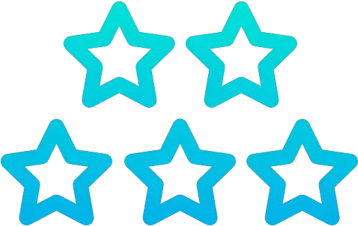 Five Stars Free Holidays Icons Girly Png Five Star Rating Icon