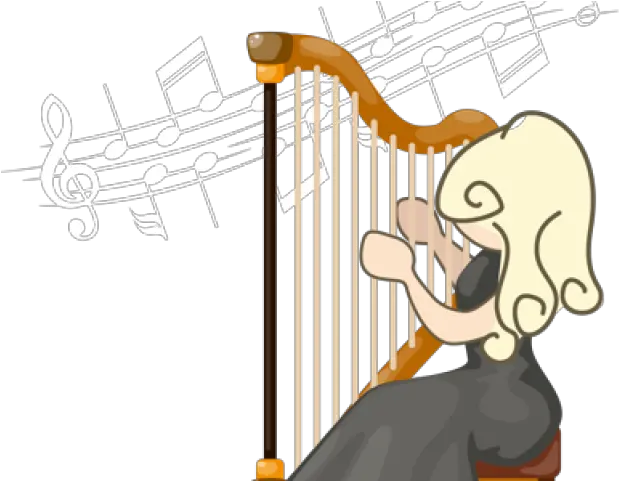 Harp Clipart Arpa Cartoon Png Download Full Size Cartoon Harp Png