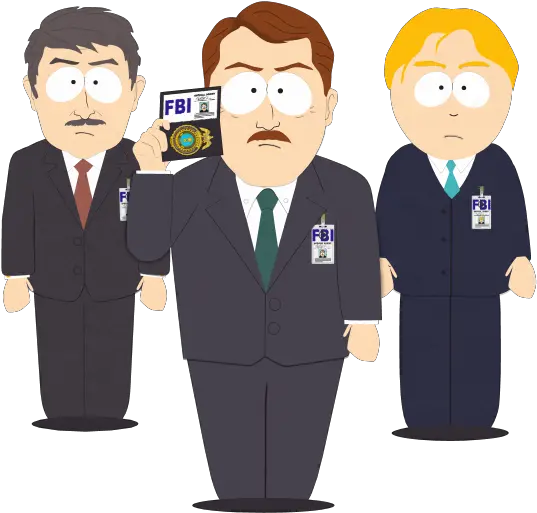 Federal Bureau Of Investigation South Park Fbi Agents Png Fbi Png