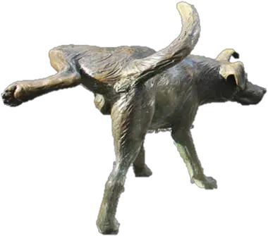 Png Download Bronze Peeing Dog Bronze Sculpture Pee Png