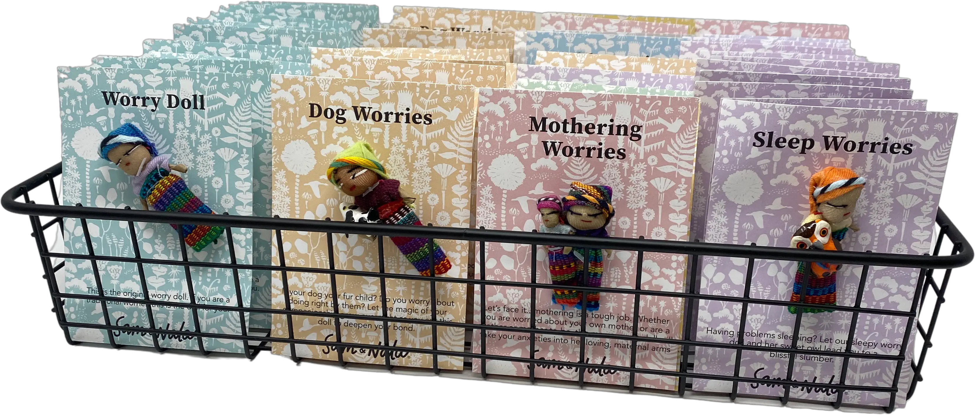 Sam U0026 Nala Worry Doll Display With 60 Dolls Mesh Png Create A Doll Icon