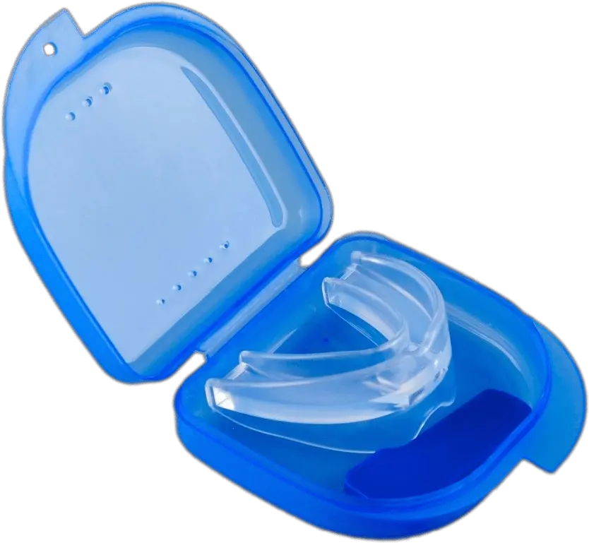 Anti Snoring Mouthpiece In Blue Container Transparent Png Snoring Container Png