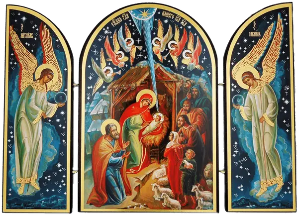 Nativity Scene Triptych Catholic Gifts Nativity Triptych Png Orthodox Nativity Icon