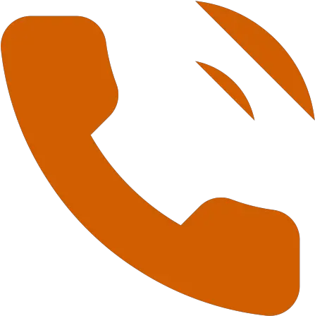 Orange Call And Phone Icon Icono Telefono Gris Png Voice Call Icon