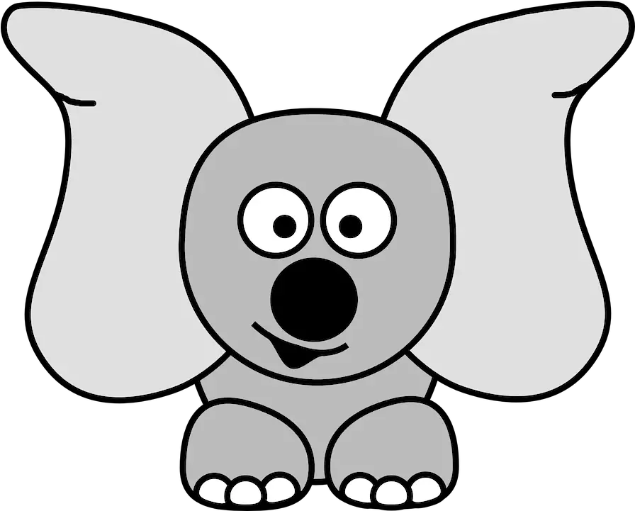 Jug Ears Elephant Dumbo Cartoon Animals No Background Png Dumbo Png