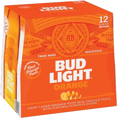 Download Bud Light Orange 12 Pack Png Image With No Box Bud Light Bottle Png