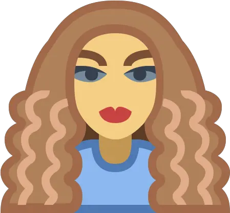 Beyonce Icon In Office S Style Curly Png Beyonce Icon