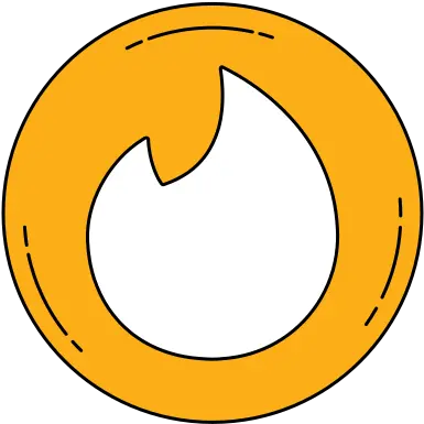 Logo Orange Tinder Free Icon Of Vertical Png Tinder Logo
