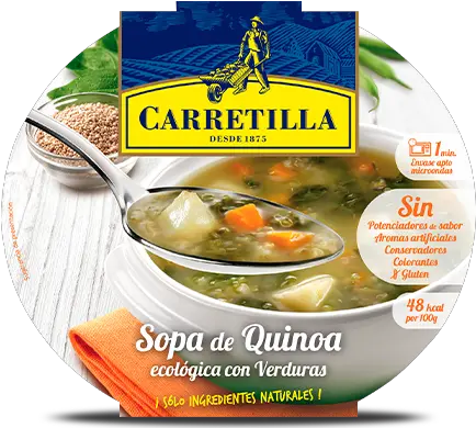 Carretilla Organic Quinoa And Vegetable Soup Sopa Quinoa Carretilla Png Soup Png