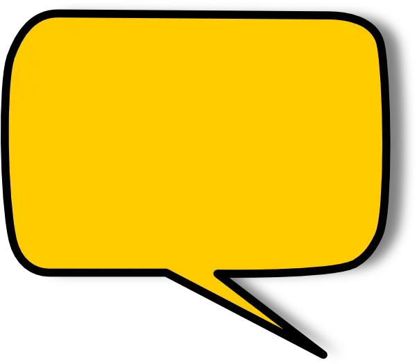 Yellow Speech Bubble Png 2 Image Clip Art Voice Bubble Png