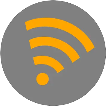 Wifi Orange Right Png Svg Clip Art For Web Download Clip Dot Wifi Icon Vector