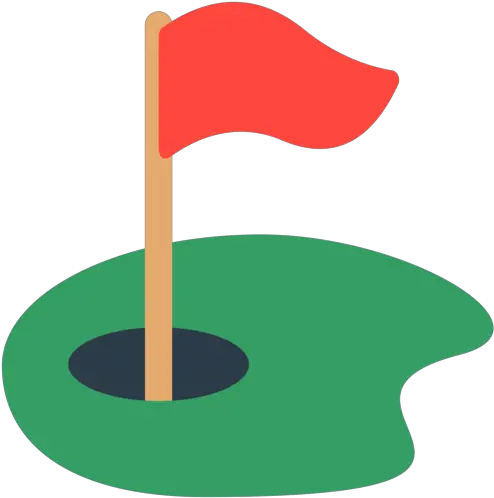 Golf Flag Transparent Png Images Flag In Hole Emoji Flag Flat Icon