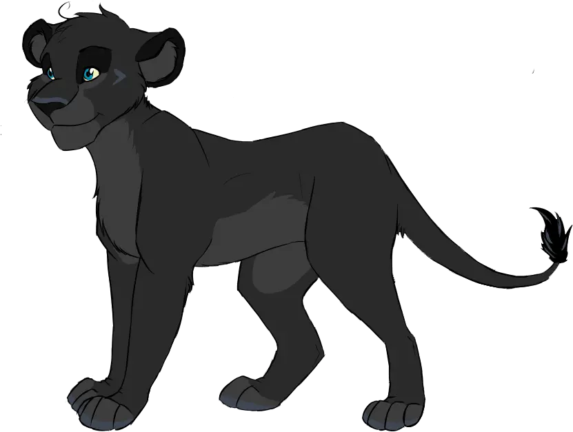 Cougar Clipart Roar Black And White Inkling Transparent Black Red Lion Fursona Png Inkling Transparent