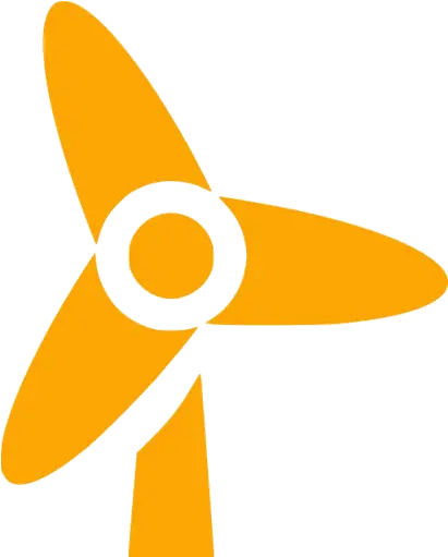 Orange Wind Turbine Icon Wind Turbine Icon Orange Png Wind Power Icon