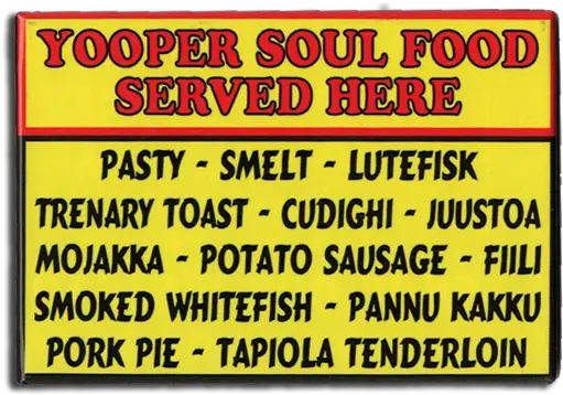 Yooper Soul Food Magnet Orange Png Get Smoked Hat Png