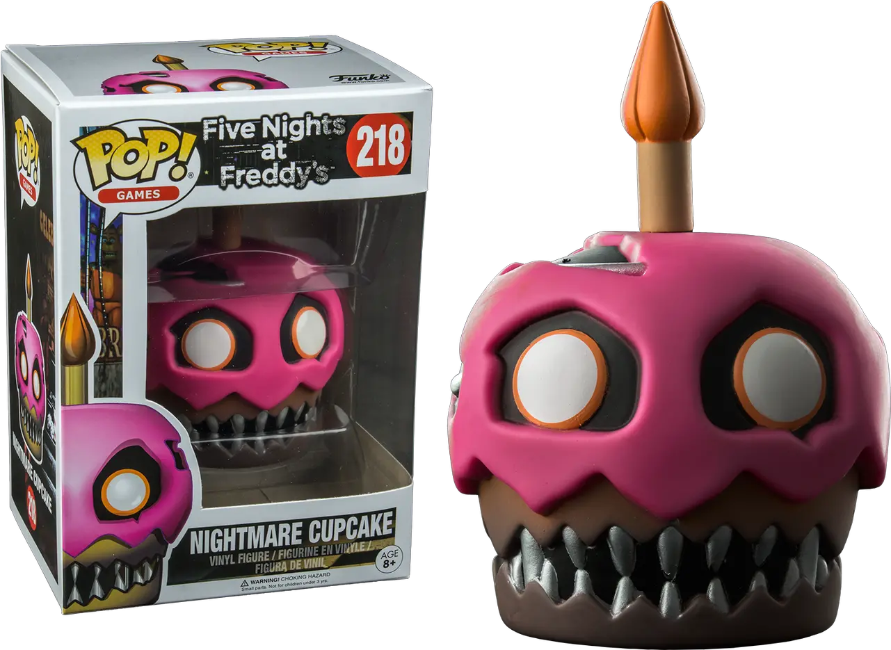 Five Nights Nightmare Cupcake Pop Vinyl Figure Funko Pop Five Nights At Png Five Nights At Freddy's Png