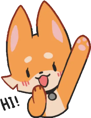 Fox Orange Sticker Fox Orange Cute Discover U0026 Share Gifs Happy Png Furry Fox Icon