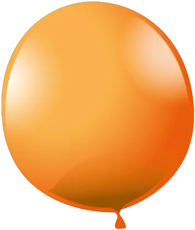 Orange Party Balloon Transparent Png U0026 Svg Vector File Black White And Orange Balloons Clipart Transparent Globo Png