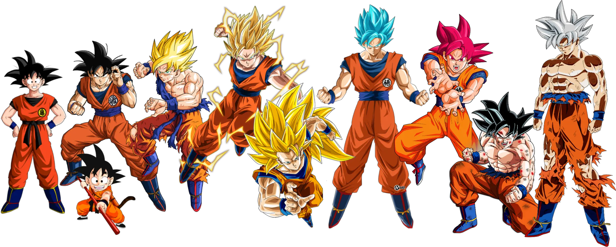 All Goku Form Hd Wallpaper Background Image 2458x1080 Dragon Ball Teen Goku Png Ultra Instinct Goku Png
