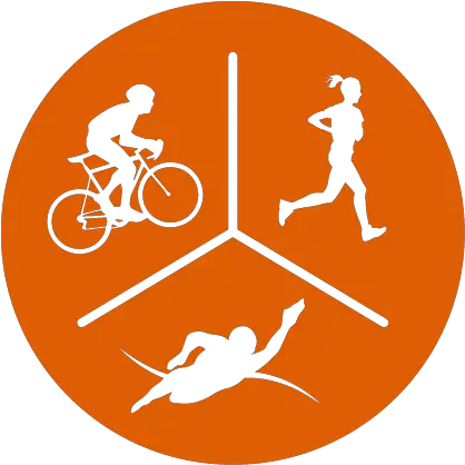 Triathlon Icons Orange 07 U2013 Team Trex Bicycle Png Run Icon Png