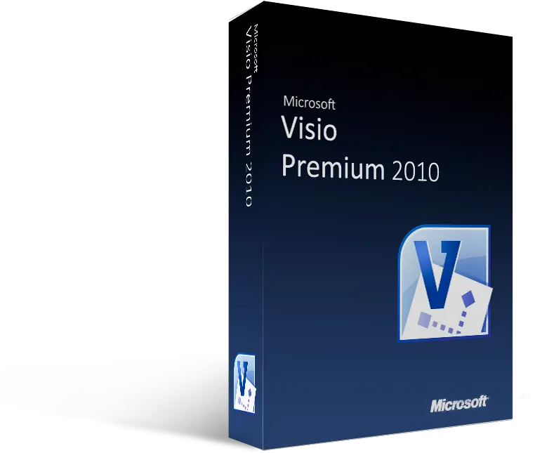 Microsoft Visio Premium 2010 License Microsoft Visio 2010 Png Visio Excel Icon