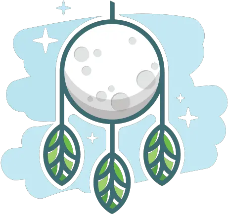Moon Dreamcatcher Logo Design Dot Png Dream Catcher Logo