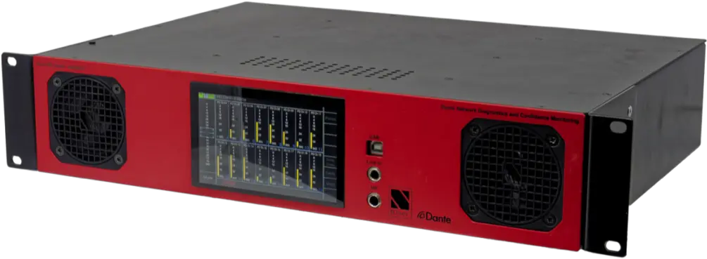 Rack Mount Dante Network Confidence Monitoring Dante Png Dante Png