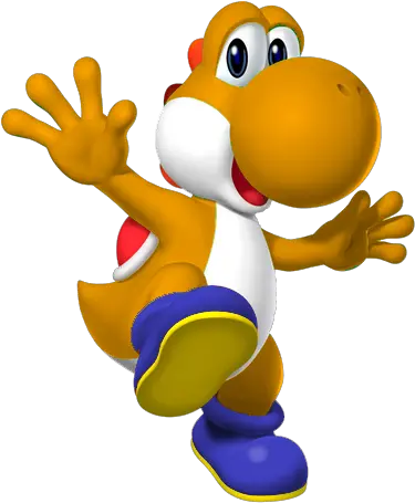 Download Orange Yoshi Super Mario Orange Yoshi Png Yoshi Png