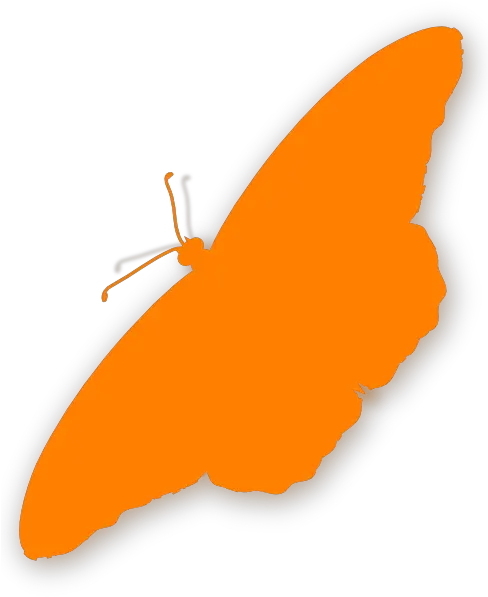 Orange Butterfly Silhouette Clip Art Vector Orange Butterfly Silhouette Png Butterfly Silhouette Png png