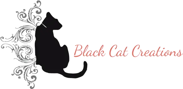Black Cat Creations Silhouette Png Black Cat Logo