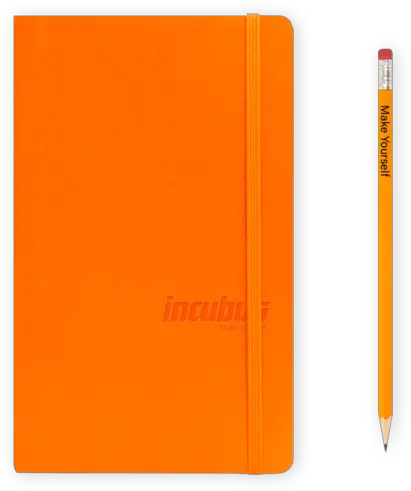 Orange Journal Notebook Incubus Store Orange Notebook Png Notebook Png