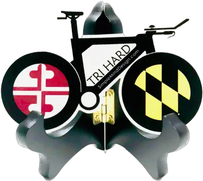 Tri Hard Maryland Triathlon Bike Bicycle Png Trihard Png