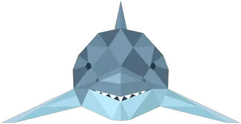 Shark Fin Tail Tooth Low Poly Shark Face Low Poly Png Fin Png