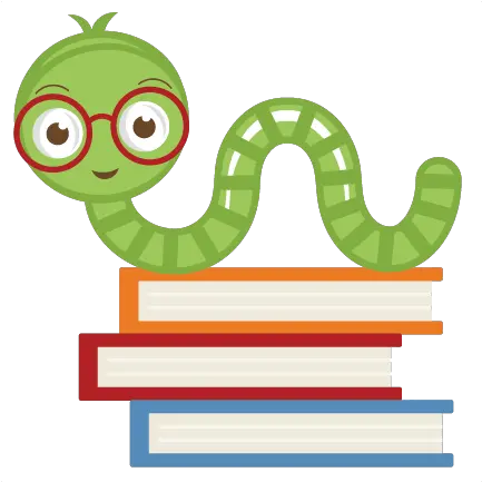 Png Transparent Book Worm Cute Bookworm Clipart Worm Png