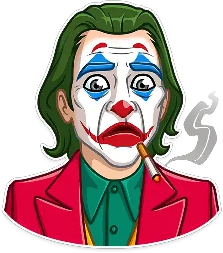 Joker Whatsapp Stickers Sticker Joker Png Joker Transparent