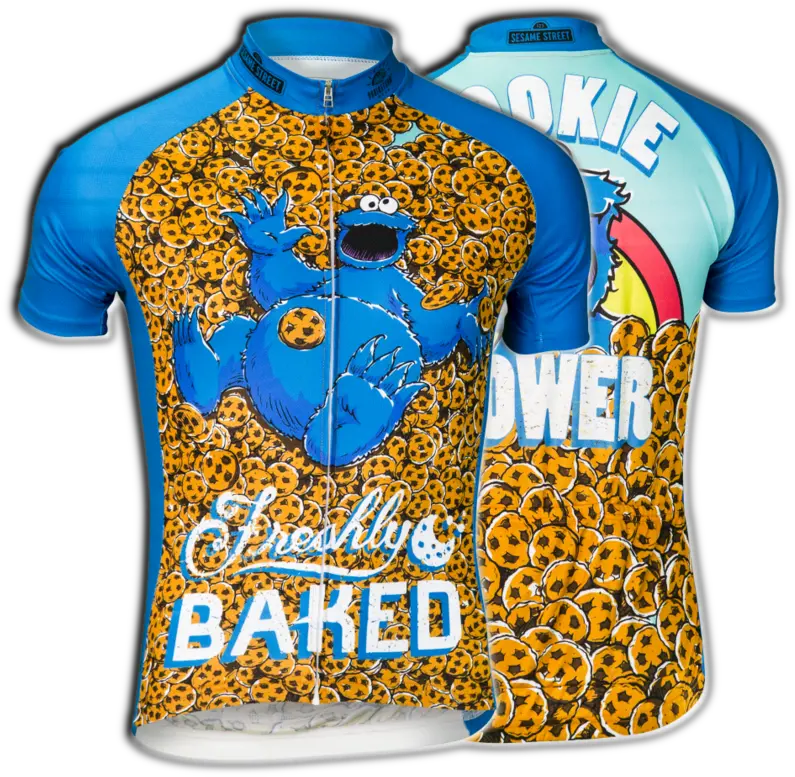 Cookie Monster Freshly Baked Cycling Jersey Womenu0027s Cycling Jersey Cookie Monster Png Cookie Monster Png