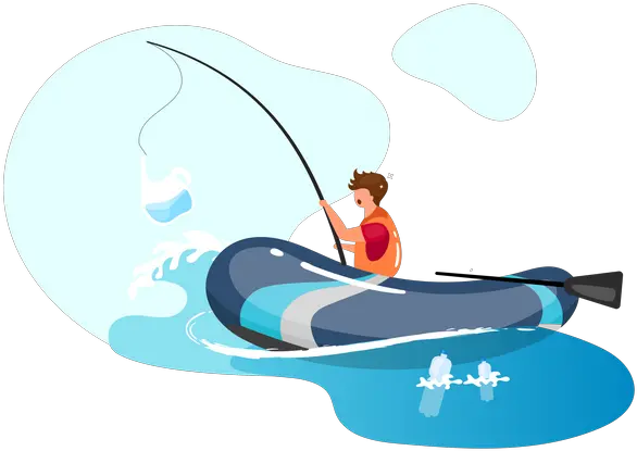 Best Premium Whale In Ocean With Plastic Waste Illustration Dibujos Animado Contaminacion Del Agua Png Pine Tree Canoe Icon